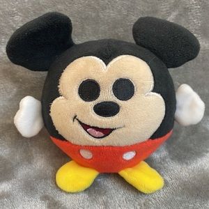 Disney Mickey Mouse Squeeze Me Slo Rise Squishy 4” Plush Stuffed Animal B